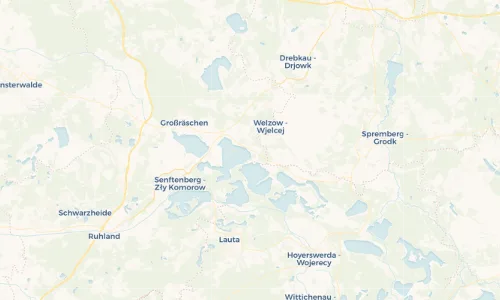Regenradar Vorschaubild - Aktuelle Niederschläge in Lieske - Lěska und Umgebung