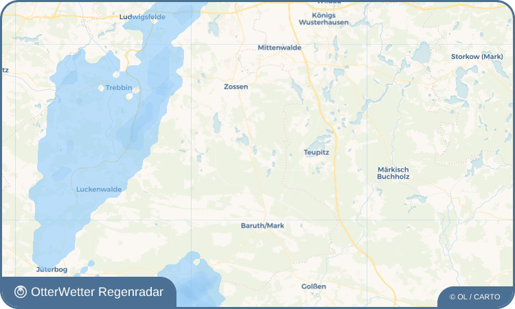 OtterWetter Regenradar-Widget Lindenbrück