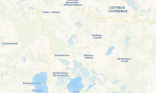 Regenradar Vorschaubild - Aktuelle Niederschläge in Lubochow und Umgebung