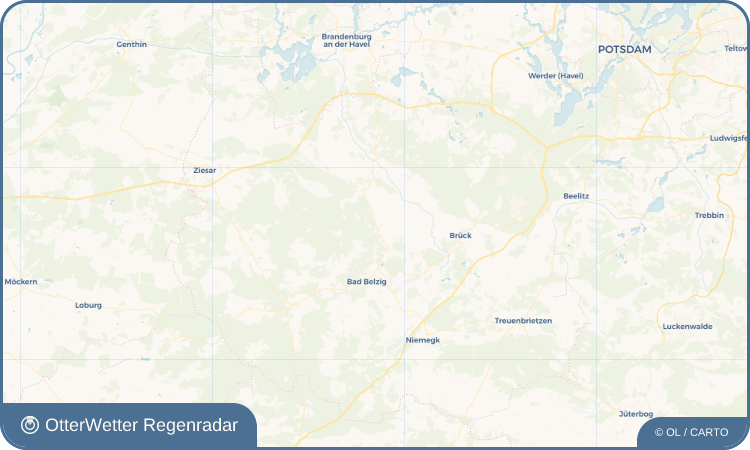 Widget-Vorschau für Lütte Wetter-Widget-Vorschau mit Vorhersagedaten für Lütte