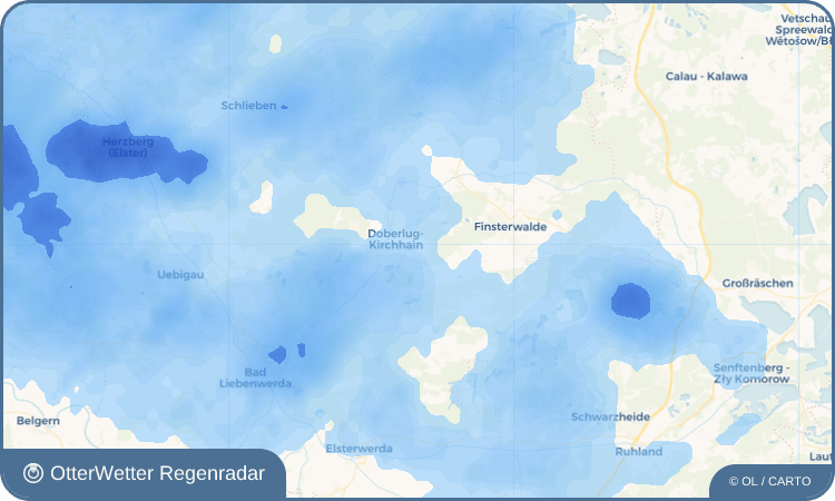 OtterWetter Regenradar-Widget Lugau