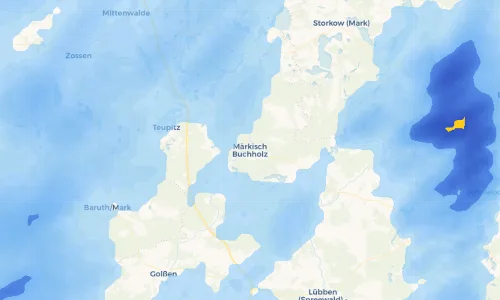 Regenradar Vorschaubild - Aktuelle Niederschläge in Märkisch Buchholz und Umgebung