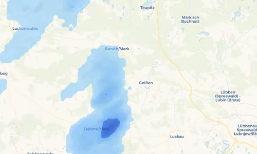 Regenradar Vorschaubild - Aktuelle Niederschläge in Mahlsdorf und Umgebung