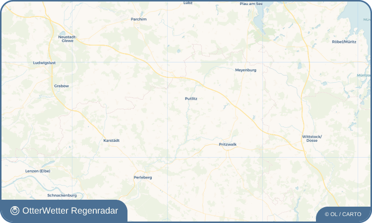 OtterWetter Regenradar-Widget Mansfeld