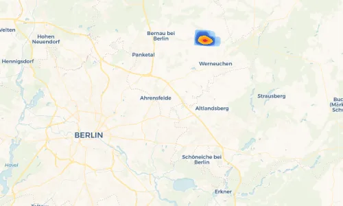 Regenradar Vorschaubild - Aktuelle Niederschläge in Mehrow und Umgebung