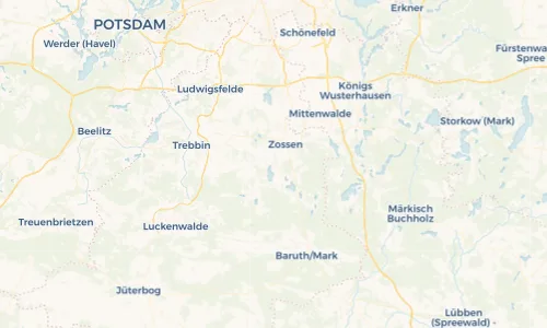 Regenradar Vorschaubild - Aktuelle Niederschläge in Mellensee und Umgebung