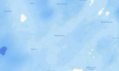 Regenradar Vorschaubild - Aktuelle Niederschläge in Meyenburg und Umgebung