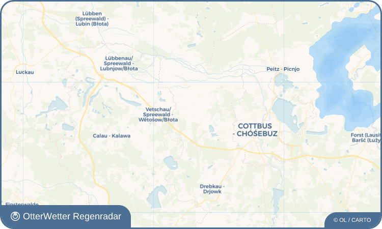 OtterWetter Regenradar-Widget Milkersdorf - Górnej