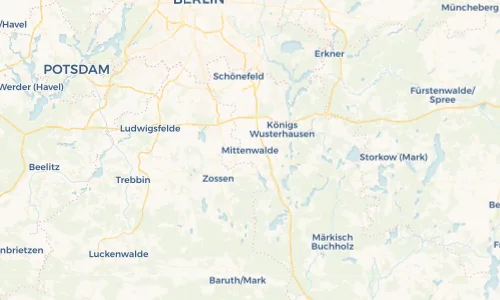 Regenradar Vorschaubild - Aktuelle Niederschläge in Mittenwalde und Umgebung