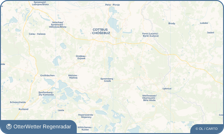 OtterWetter Regenradar-Widget Muckrow - Mokra