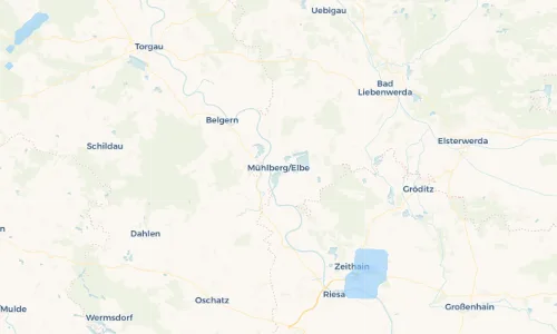 Regenradar Vorschaubild - Aktuelle Niederschläge in Mühlberg/Elbe und Umgebung