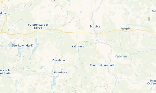 Regenradar Vorschaubild - Aktuelle Niederschläge in Müllrose und Umgebung