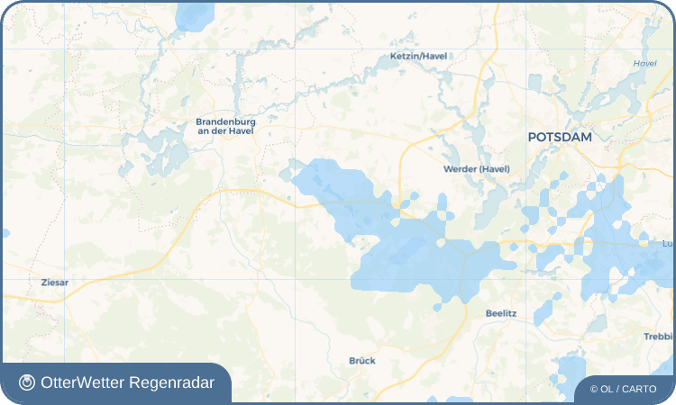 OtterWetter Regenradar-Widget Nahmitz