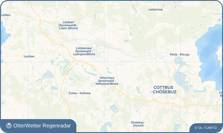 OtterWetter Regenradar-Widget Naundorf - Njabožkojce