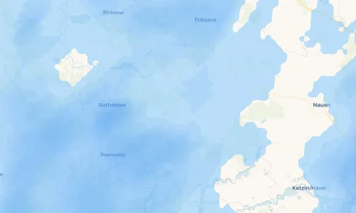 Regenradar Vorschaubild - Aktuelle Niederschläge in Nennhausen und Umgebung