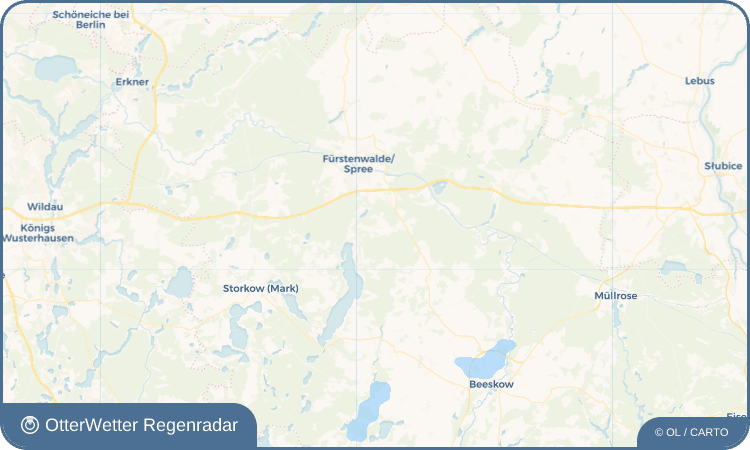 OtterWetter Regenradar-Widget Neu Golm