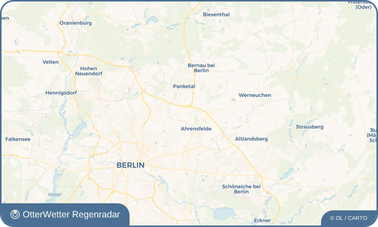 OtterWetter Regenradar-Widget Neu-Lindenberg
