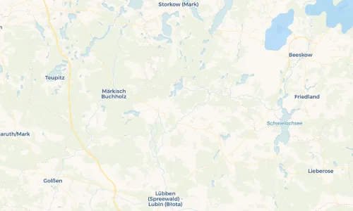 Regenradar Vorschaubild - Aktuelle Niederschläge in Neu Schadow - Nowy Škódow und Umgebung