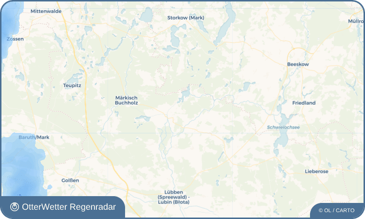 OtterWetter Regenradar-Widget Neu Schadow - Nowy Škódow