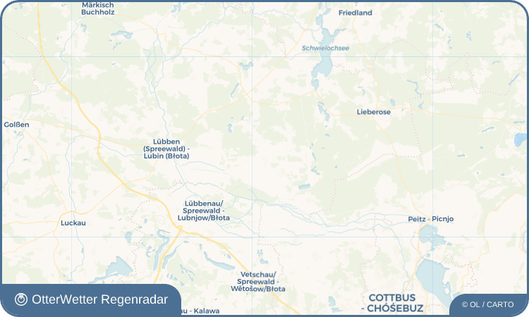 OtterWetter Regenradar-Widget Neu Zauche - Nowa Niwa