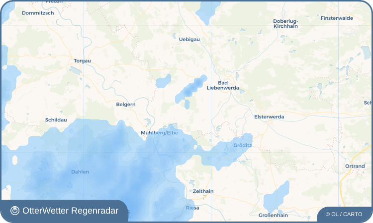 OtterWetter Regenradar-Widget Neuburxdorf