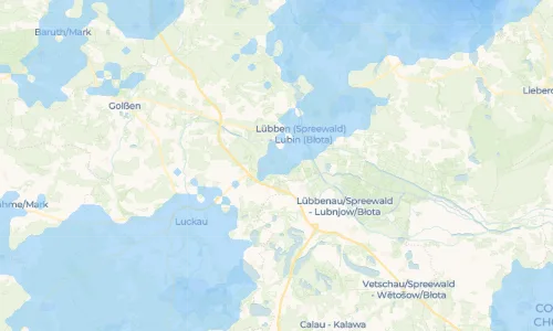 Regenradar Vorschaubild - Aktuelle Niederschläge in Neuendorf - Nowa Wjas und Umgebung