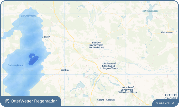 OtterWetter Regenradar-Widget Neuendorf - Nowa Wjas