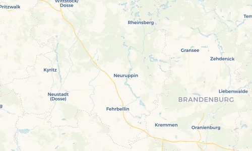 Regenradar Vorschaubild - Aktuelle Niederschläge in Neuruppin und Umgebung