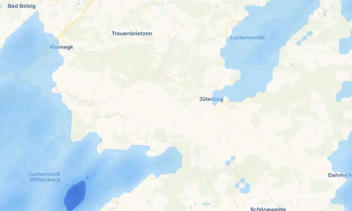 Regenradar Vorschaubild - Aktuelle Niederschläge in Niedergörsdorf und Umgebung