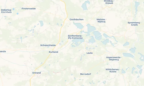 Regenradar Vorschaubild - Aktuelle Niederschläge in Niemtsch - Nimješk und Umgebung