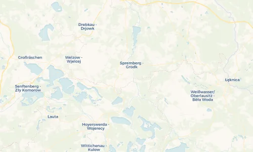 Regenradar Vorschaubild - Aktuelle Niederschläge in Obertrattendorf - Górna Dubrawa und Umgebung