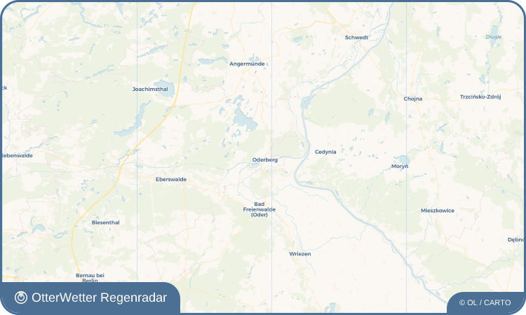 OtterWetter Regenradar-Widget Oderberg