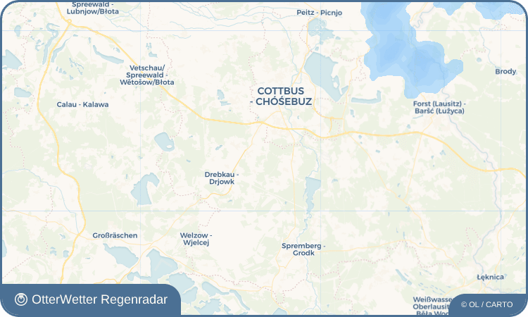 OtterWetter Regenradar-Widget Oelsnig - Wólšynka