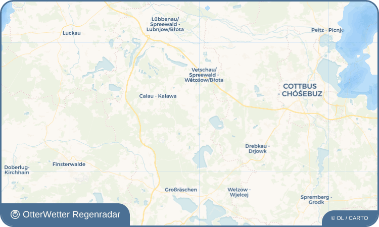 OtterWetter Regenradar-Widget Ogrosen - Hogrozna