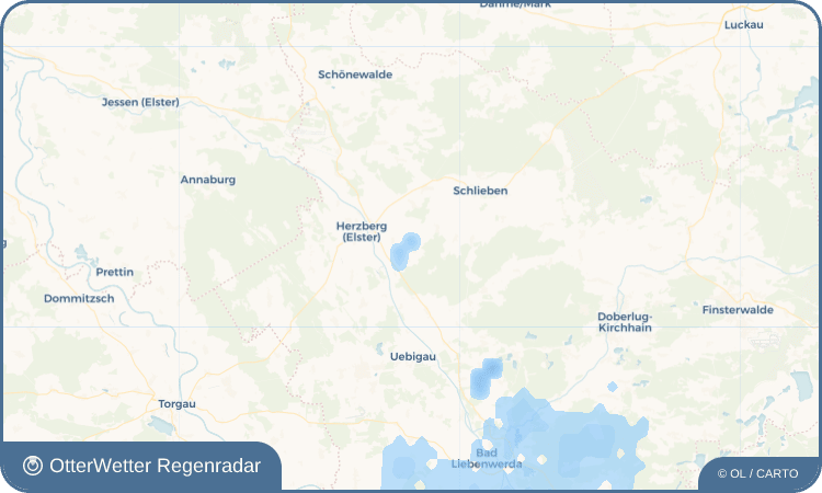 OtterWetter Regenradar-Widget Osteroda