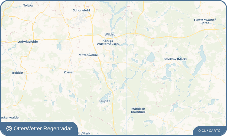 OtterWetter Regenradar-Widget Pätz