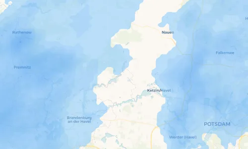 Regenradar Vorschaubild - Aktuelle Niederschläge in Päwesin und Umgebung