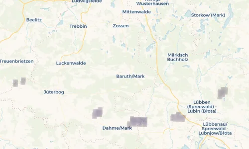 Regenradar Vorschaubild - Aktuelle Niederschläge in Paplitz und Umgebung
