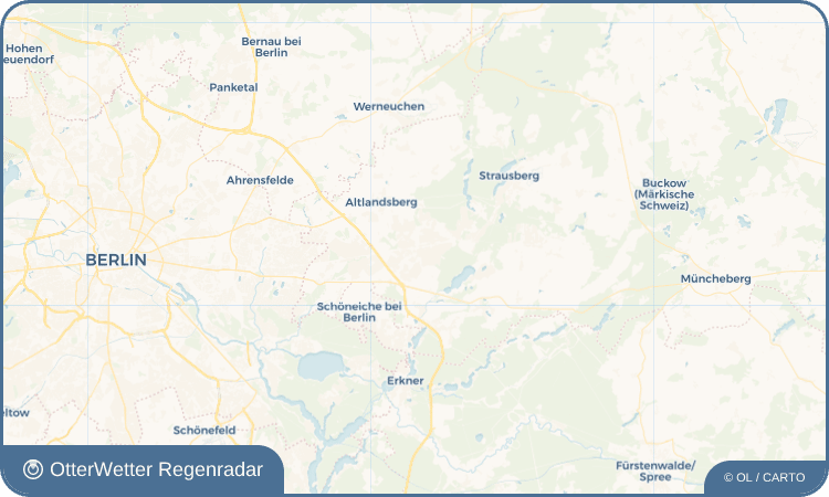 OtterWetter Regenradar-Widget Petershagen