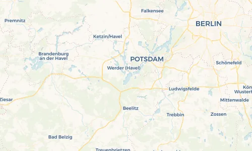 Regenradar Vorschaubild - Aktuelle Niederschläge in Petzow und Umgebung