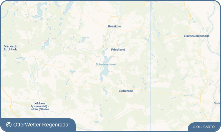 OtterWetter Regenradar-Widget Pieskow