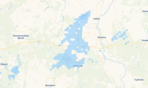 Regenradar Vorschaubild - Aktuelle Niederschläge in Pillgram und Umgebung