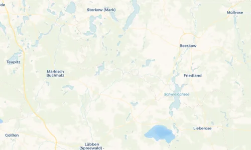 Regenradar Vorschaubild - Aktuelle Niederschläge in Plattkow - Błotko und Umgebung