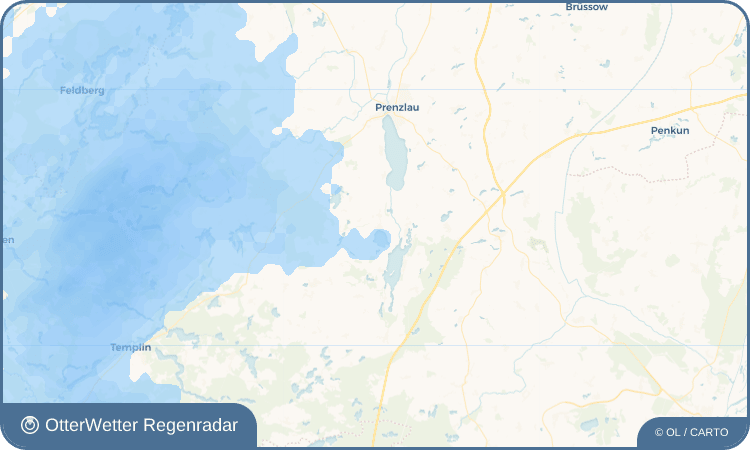 Widget-Vorschau für Potzlow Wetter-Widget-Vorschau mit Vorhersagedaten für Potzlow