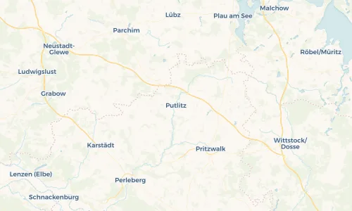 Regenradar Vorschaubild - Aktuelle Niederschläge in Putlitz und Umgebung