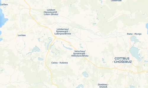 Regenradar Vorschaubild - Aktuelle Niederschläge in Raddusch - Raduš und Umgebung