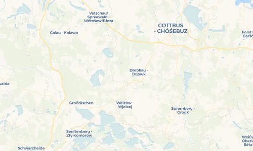 Regenradar Vorschaubild - Aktuelle Niederschläge in Radensdorf - Radowašojce und Umgebung