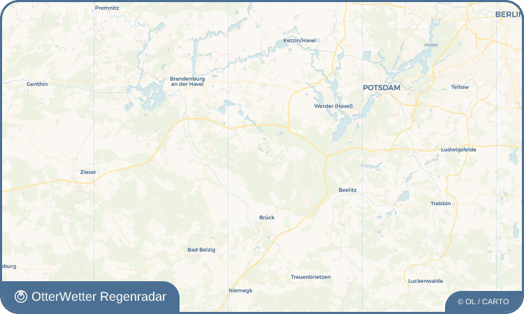 Widget-Vorschau für Rädel Wetter-Widget-Vorschau mit Vorhersagedaten für Rädel