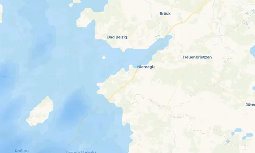 Regenradar Vorschaubild - Aktuelle Niederschläge in Rädigke und Umgebung