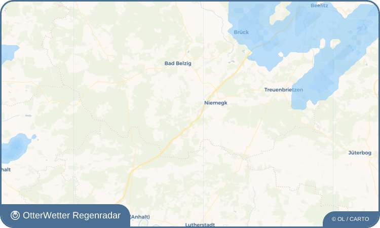 Widget-Vorschau für Rädigke Wetter-Widget-Vorschau mit Vorhersagedaten für Rädigke